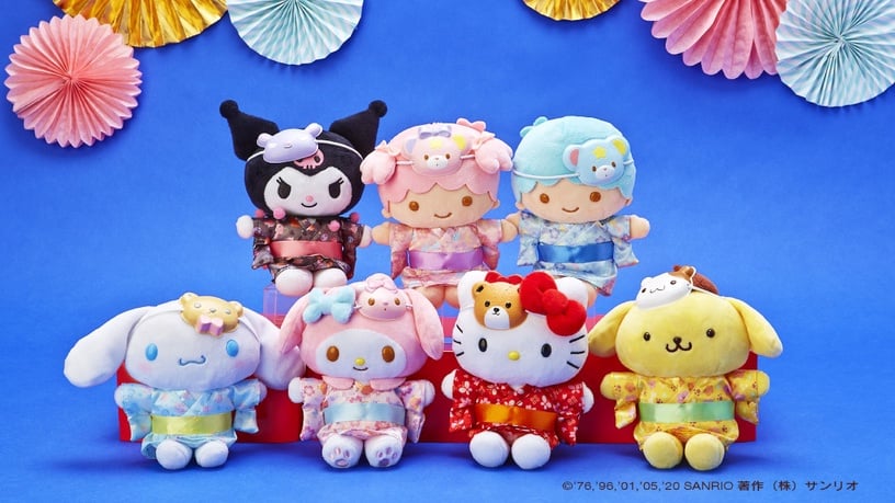 三麗鷗夏日祭典系列「浴衣娃娃」2,200日元（約NT$605）
