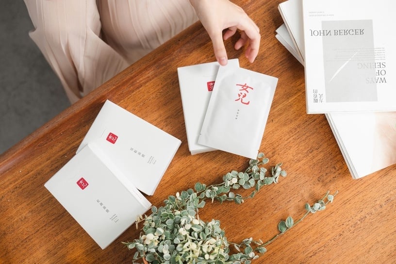 女兒 紅顏面膜 5片/盒,NT.420