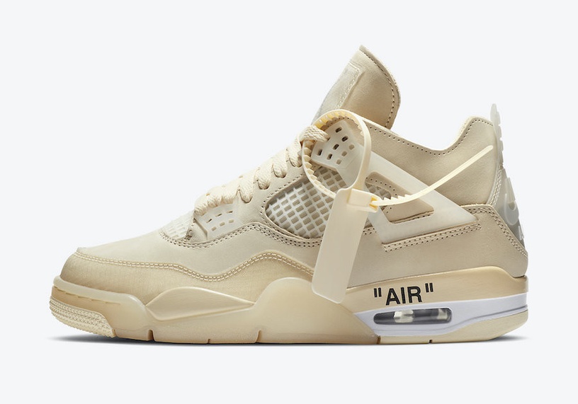 超美奶油色Off-White球鞋!「Off-White™ x Air Jordan 4 」聯名鞋款限量開賣!