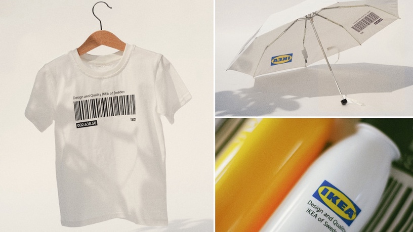 IKEA真的出百元服飾系列啦!IKEA條碼上衣、藍白經典LOGO欠收藏,台灣搶先全球上市~