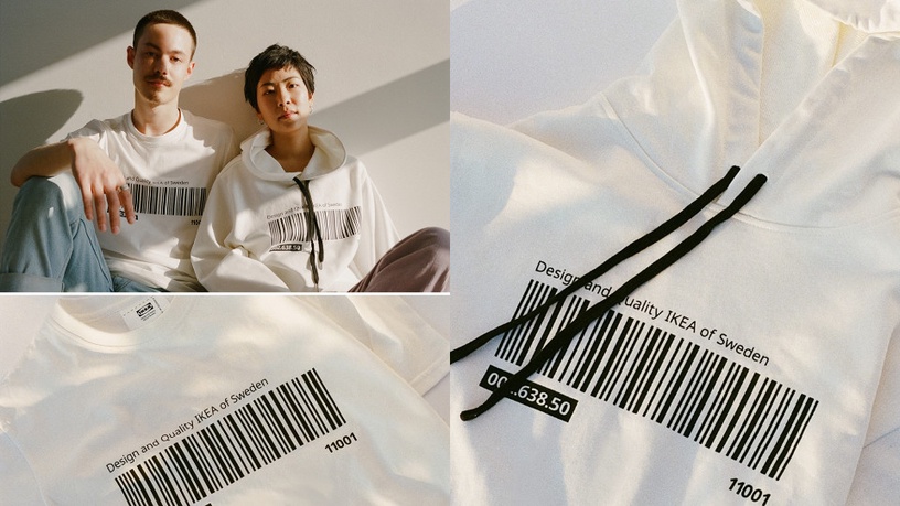 IKEA真的出百元服飾系列啦!IKEA條碼上衣、藍白經典LOGO欠收藏,台灣搶先全球上市~