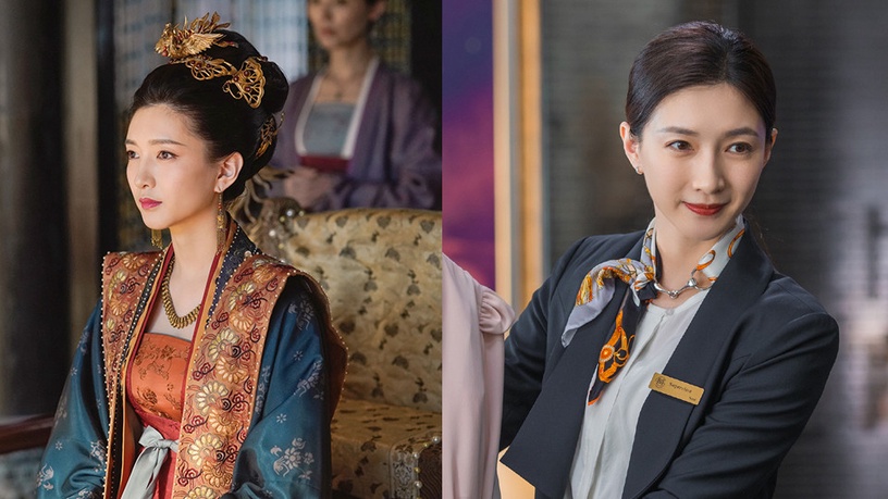 后宮娘娘現代角色對比3:江疏影《清平樂》曹丹姝vs《三十而已》王漫妮