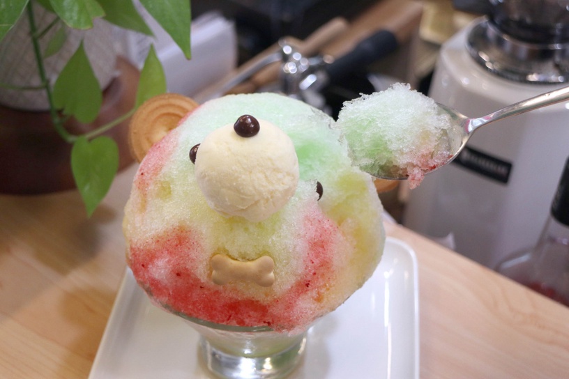 桃園打卡美食+1!桃園冰店「良い日」超Q的彩熊君,更有柴犬&小豬萌到讓人下不了手