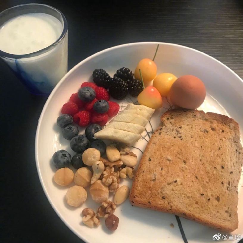 童瑤減肥/保養秘訣3：超營養早餐