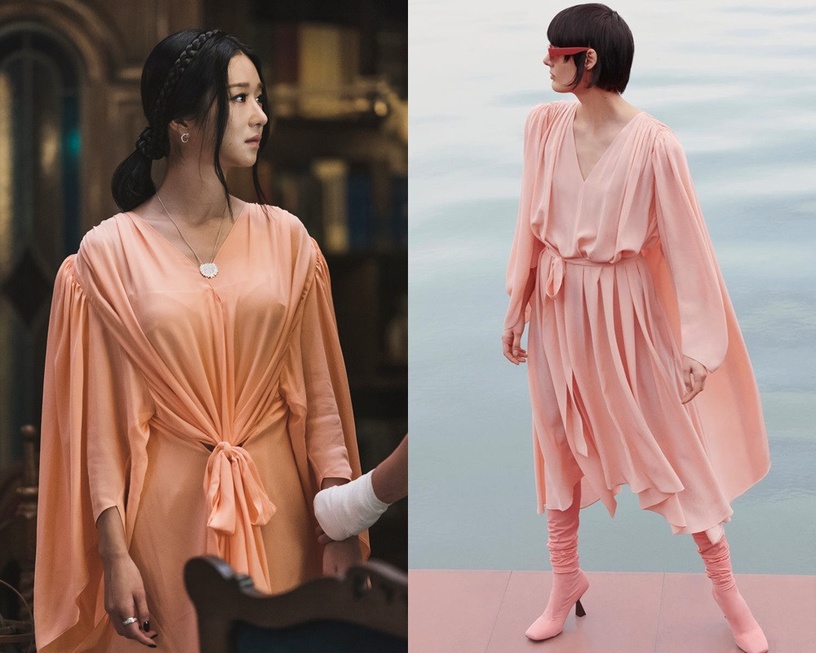 《雖然是精神病》徐睿知同款穿搭3 GIVENCHY Pre Fall 2020 Collection Dress,約NT.72,489