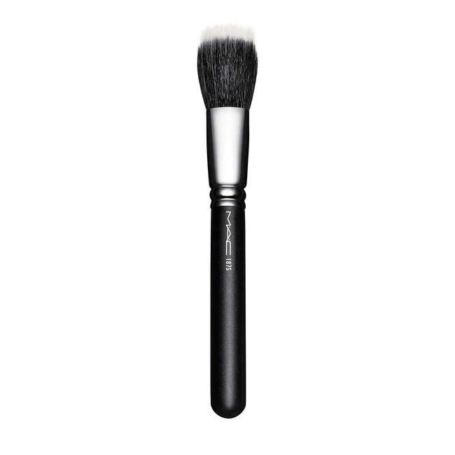 專櫃刷具推薦2:MAC #187SH 專業彩妝刷,NT.1750 激似款>>E.L.F SMALL STIPPLE BRUSH,約NT.120