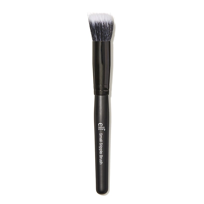 專櫃刷具推薦2:MAC #187SH 專業彩妝刷,NT.1750 激似款>>E.L.F SMALL STIPPLE BRUSH,約NT.120