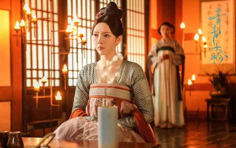 熱播甜寵劇古裝女神7:雨婷兒 飾演《青青子衿》聞人姝