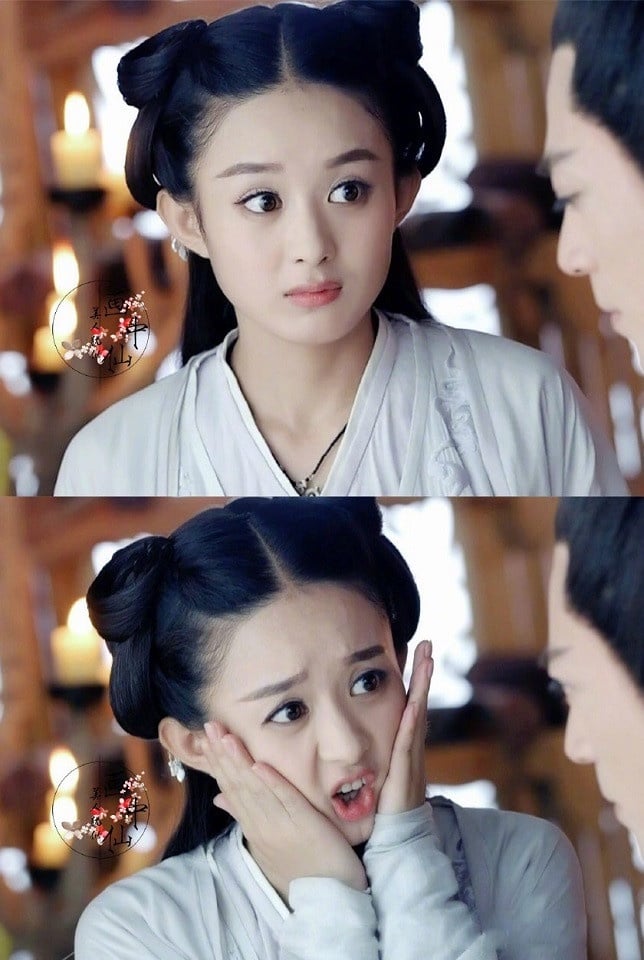 古裝劇同款「婢女頭」造型2:趙麗穎 飾演《花千骨》花千骨
