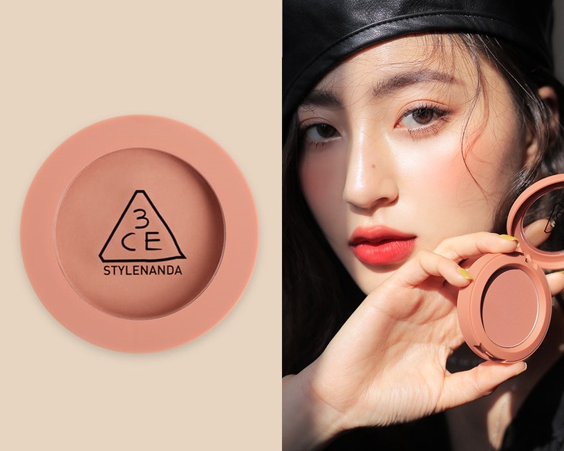 奶茶色腮紅推薦5:3CE MOOD RECIPE FACE BLUSH(#ROSE BEIGE),NT.530