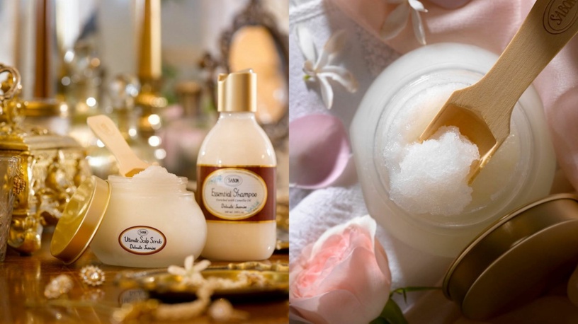 夏日頭皮去角質推薦6:SABON 死海鹽頭皮潔淨霜