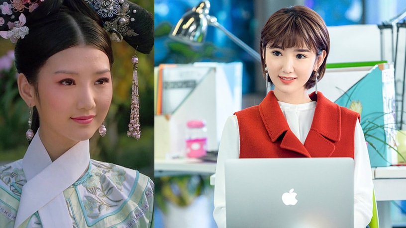 后宮娘娘的「帥氣颯姐」造型5:毛曉彤《甄嬛傳》vs《誰的青春不叛逆》