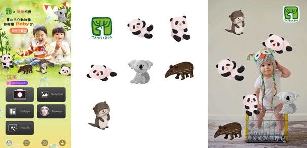 Taipei Zoo「動物寶寶」出貼圖了!上傳新生寶寶貼圖合照,還可以支持動物保育計畫!