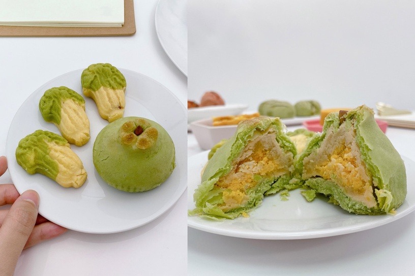 翠玉白菜鳳梨酥?柚子蛋黃酥、西瓜酥、荷花等造型月餅,原來中秋也可以這麼可愛?