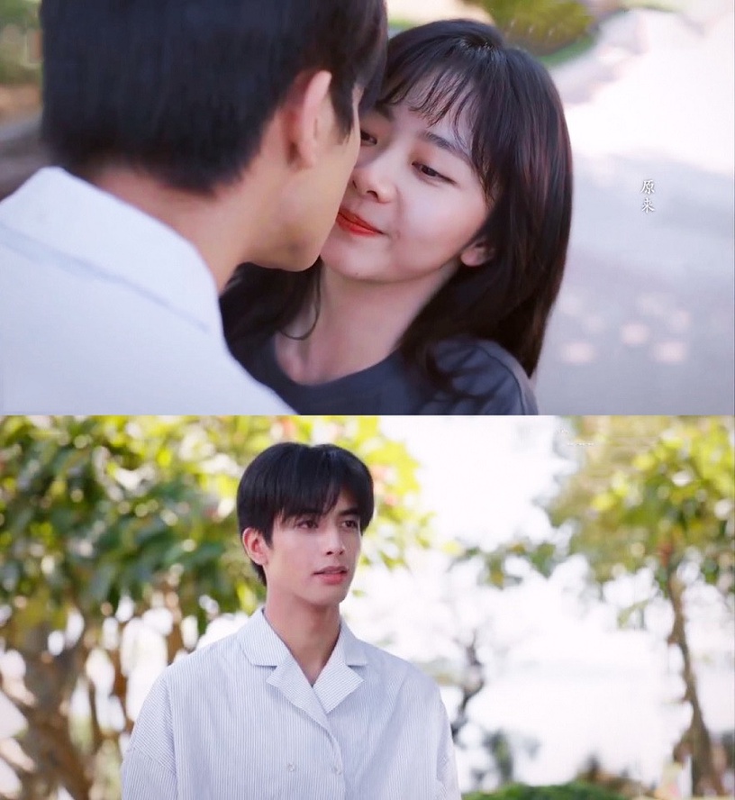 《以家人之名》尖尖&凌霄的爆甜名場面11:李尖尖主動吻凌霄