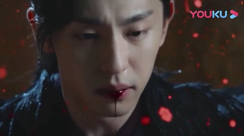 古裝劇中的「吐血美男」2:鄧倫 飾演《香蜜沉沉燼如霜》旭鳳