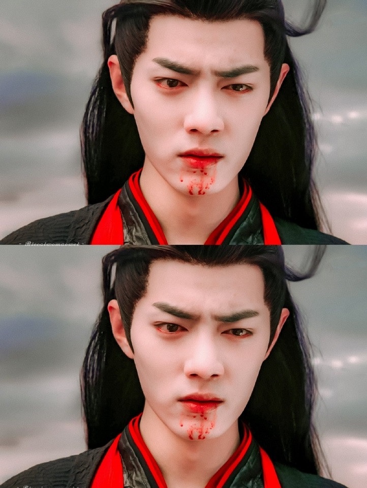 古裝劇中的「吐血美男」9:肖戰 飾演《陳情令》魏無羨