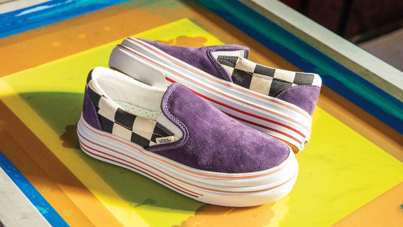 VANS「香芋紫」厚底懶人鞋登場!雙層厚底無痛增高,輕量結構根本漫步雲端