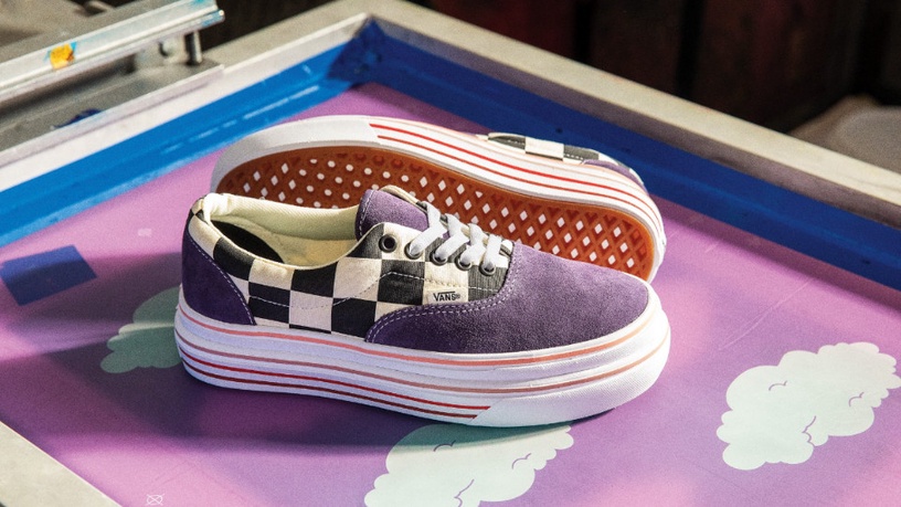 VANS「香芋紫」厚底懶人鞋登場!雙層厚底無痛增高,輕量結構根本漫步雲端