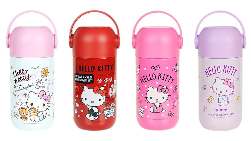 Kitty控必備！7-11推出「Hello Kitty手提燜燒罐」4款手繪風圖騰，就在這天開賣