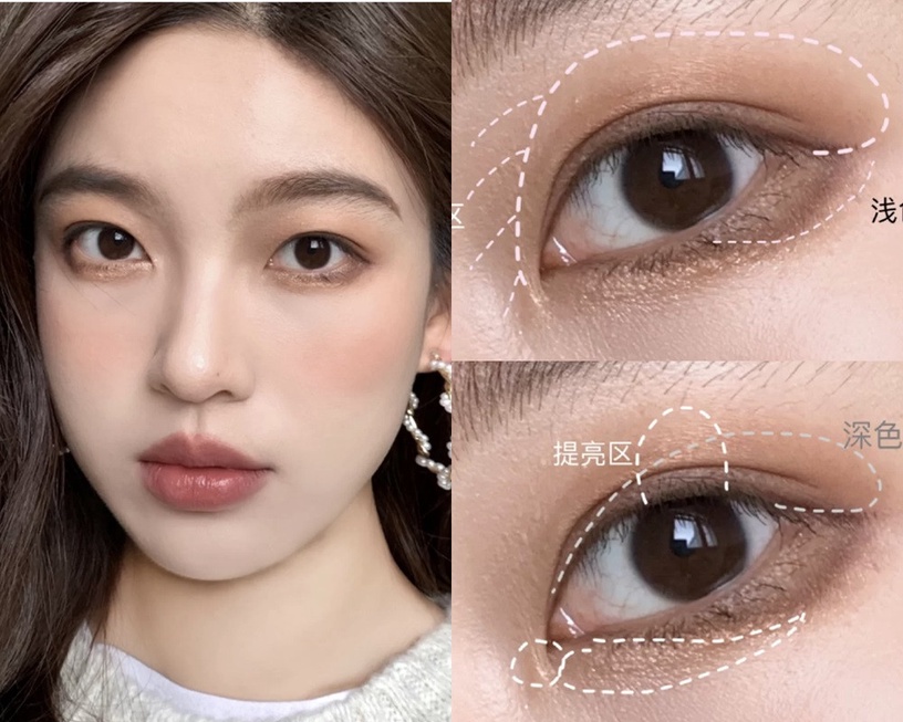 彩妝師新手3大眼型「眼妝基本技巧」!內雙眼影「橫畫」最放大,單眼皮顏色選擇很重要