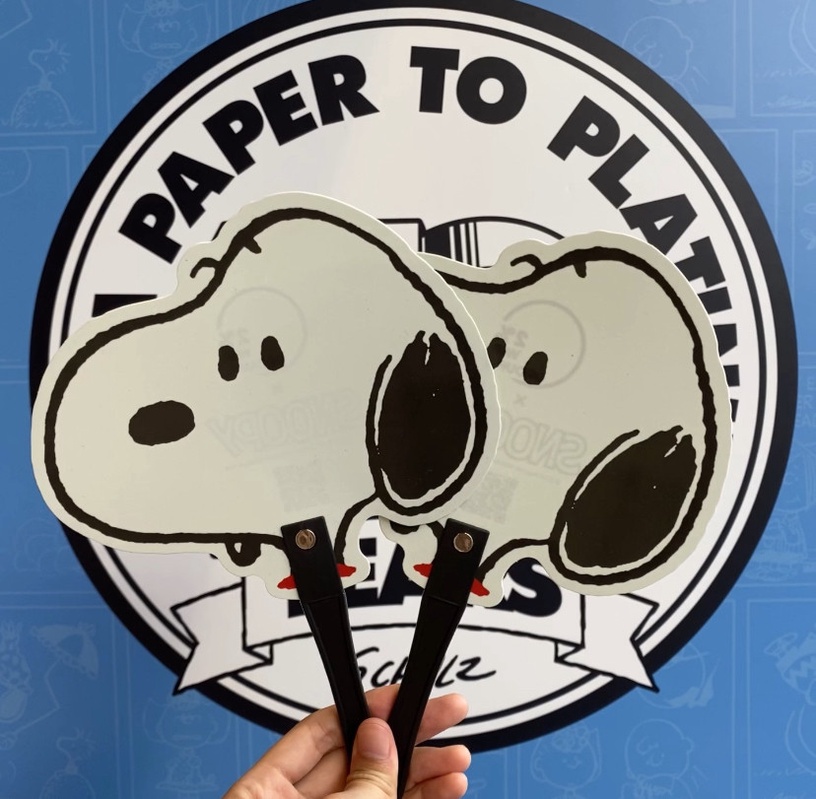 「2% WIP x Snoopy 快閃店」SNOOPY造型扇/凡消費即贈送