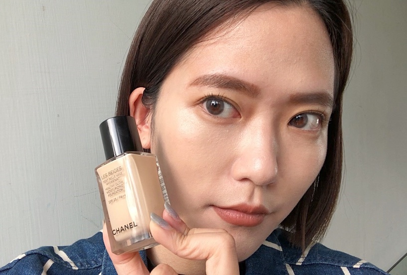 Chanel 香奈兒恆潤裸光水慕絲粉底 妝效