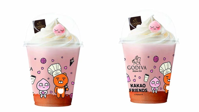 GODIVA X KAKAO FRIENDS聯名冰品