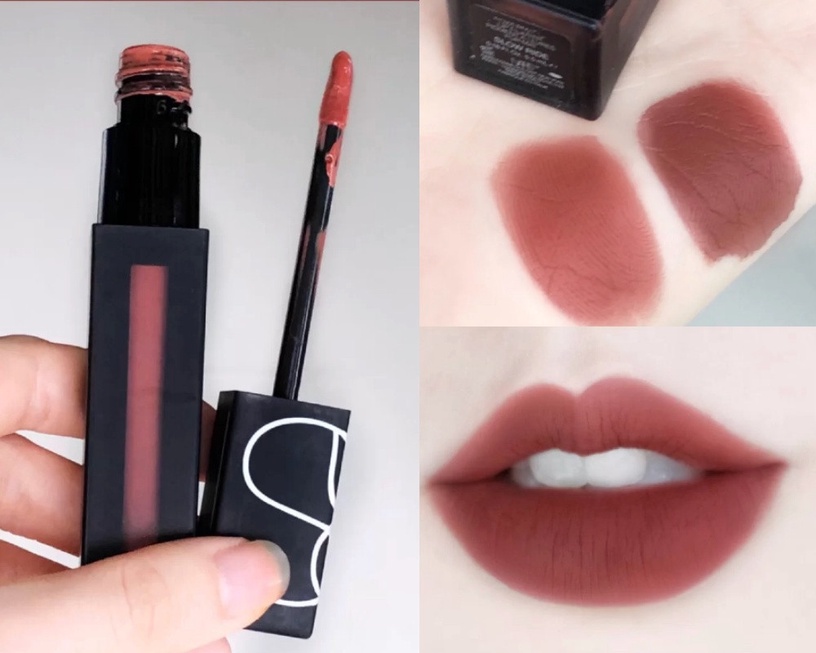 黃肌顯白豆沙色唇膏推薦2:NARS 特霧唇誘(#SLOW RIDE),NT.1000