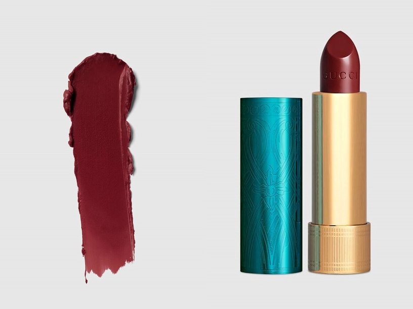 GUCCI 絲緞光豐盈唇膏 2020夏季限定色 #512 Maggie Scarlet,約NT1,230