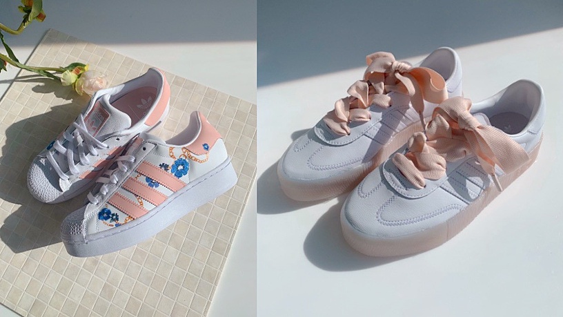 2020下半年10雙「粉紅球鞋」推薦!adidas X HER Studio 夢幻裸粉、棉花糖色仙氣逼人