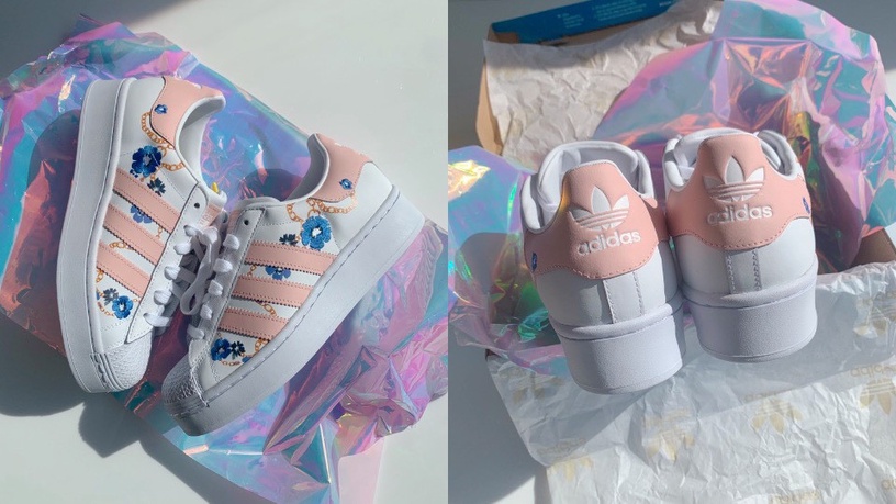 2020下半年10雙「粉紅球鞋」推薦!adidas X HER Studio 夢幻裸粉、棉花糖色仙氣逼人