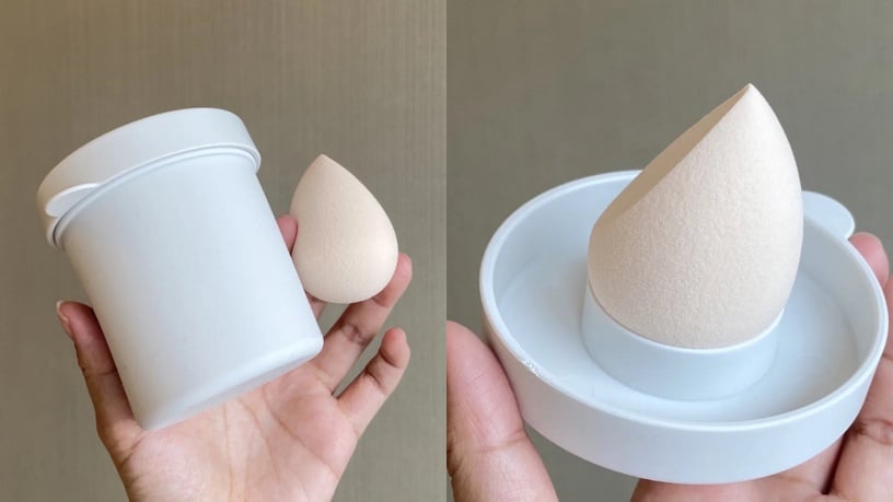 無印良品超強「美妝蛋套組」登場!超柔軟奶茶色美妝蛋,矽膠收納盒還可洗刷具~