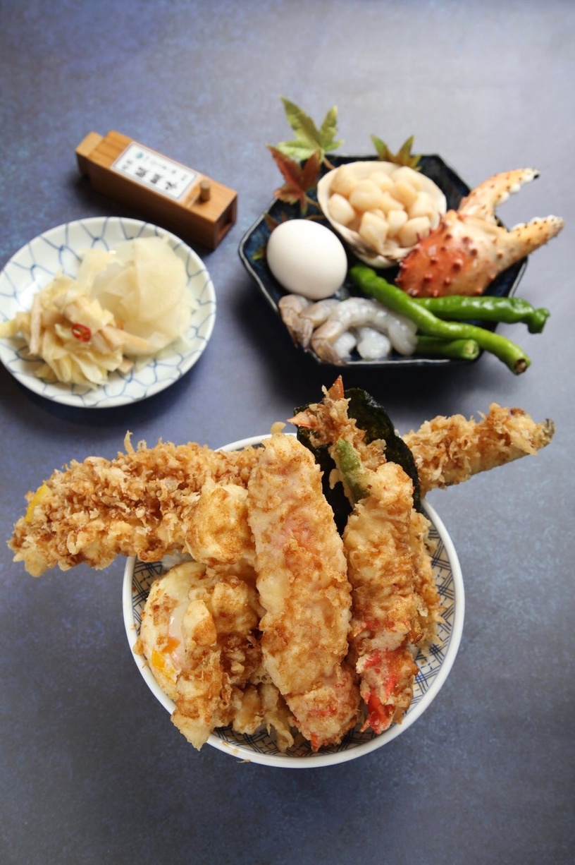 吃得到帝王蟹!金子半之助推「極上天丼」