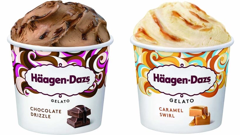 哈根達斯全新口味上市！哈根達斯推全新「焦糖義式冰淇淋」、「巧克力義式冰淇淋」！