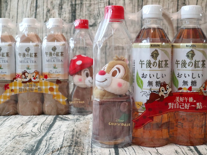 7-11「午後の紅茶X迪士尼」奇奇蒂蒂經典限定組/售價249-259元(共有奇奇、蒂蒂兩款)