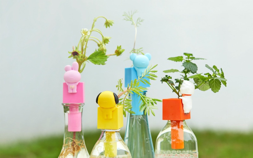 最萌植物玩具!BT21居家小植栽登場,在家就能輕鬆種出草莓、波斯菊,BT21還能變杯緣子