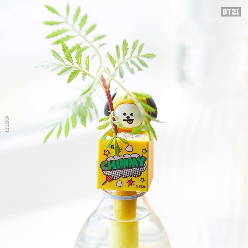 最萌植物玩具!BT21居家小植栽登場,在家就能輕鬆種出草莓、波斯菊,BT21還能變杯緣子