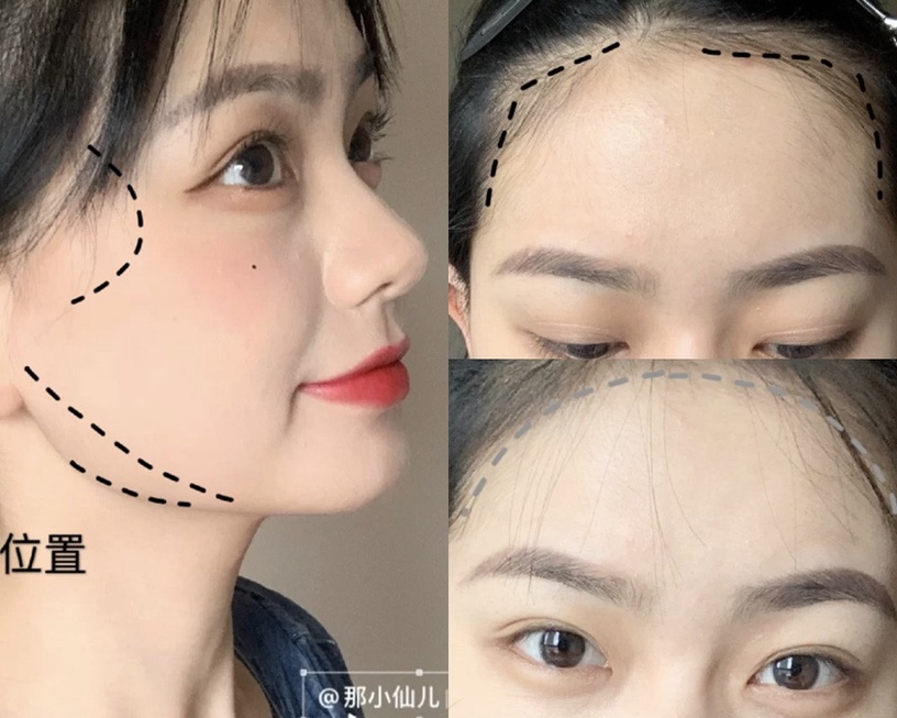 減齡妝畫法STEP 1:雙色粉底修容