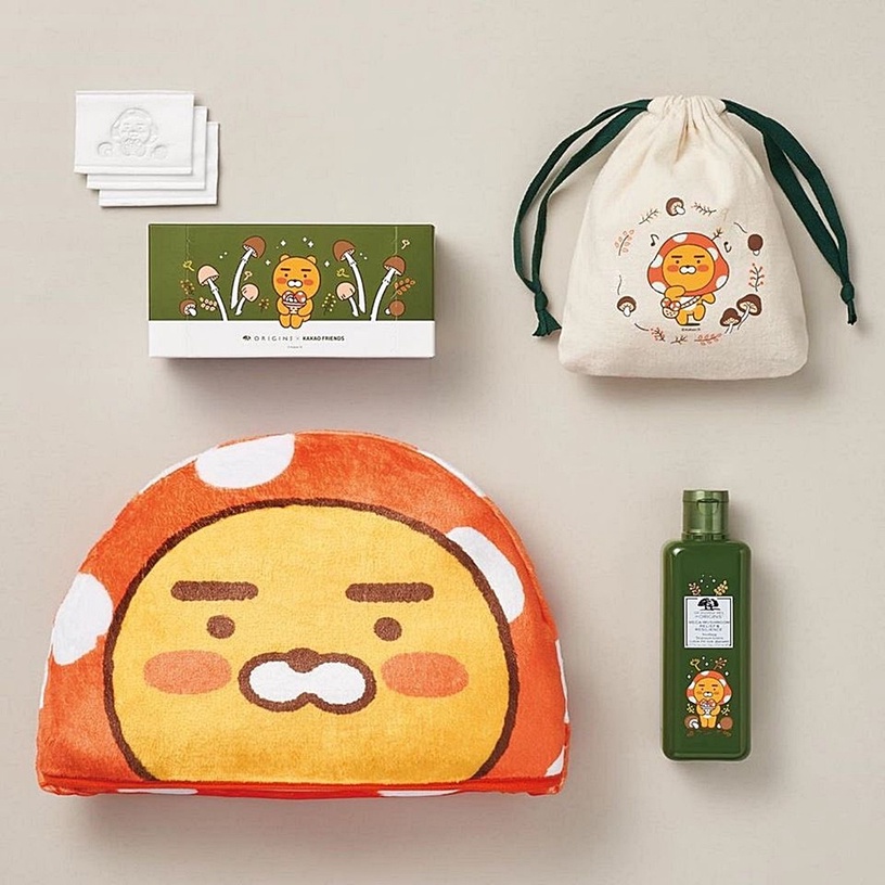 品木宣言 X KAKAO FRIENDS太可愛!限定「蘑菇萊恩」靈芝水,還有化妝包、毛毯絕對必搶