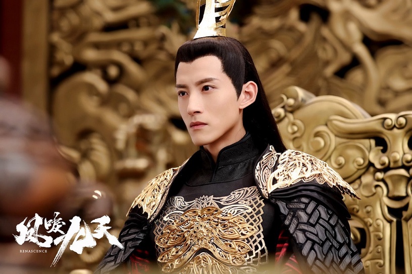 古裝劇《鳳唳九天》古裝男神&女神3:張峻寧 飾演 夜鴻弈