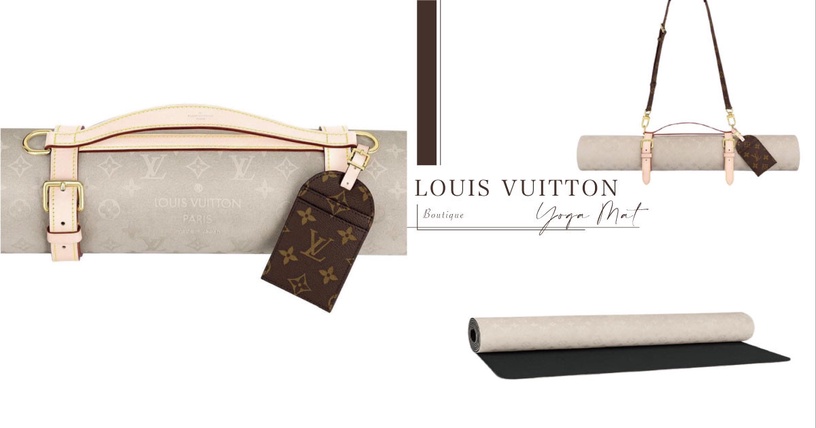 最近Louis Vuitton又出奇招,推出「LV老花瑜伽墊」,快右滑看介紹吧~