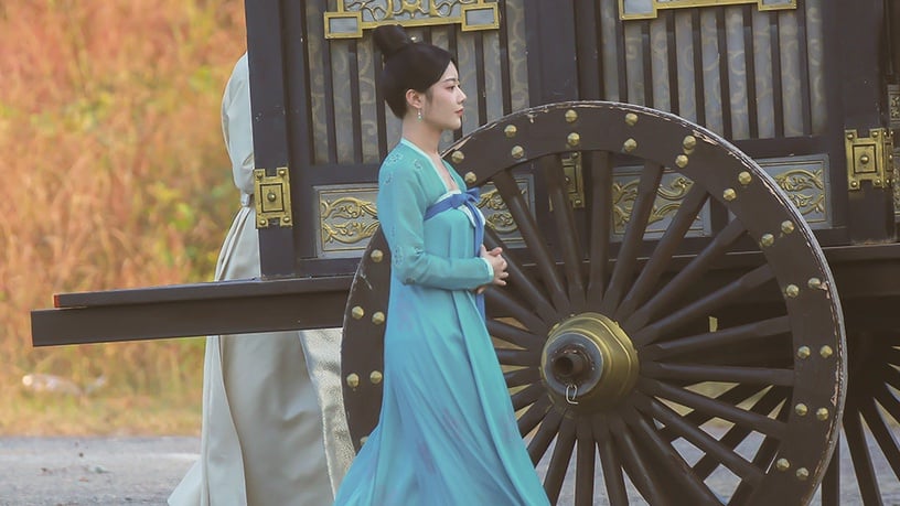 古裝劇《浮世雙嬌傳》古裝女神9:胡曉慧 飾演 青戈