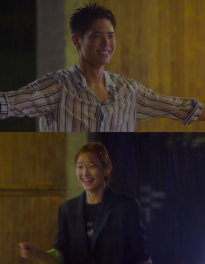 《青春紀錄》導演好會拍1:朴寶劍&朴素丹「雨中共舞」好唯美!