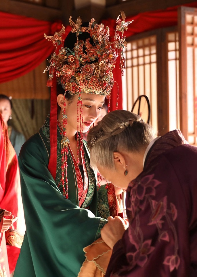 古裝劇「綠色嫁衣」1:趙麗穎 飾演《知否知否應是綠肥紅瘦》盛明蘭