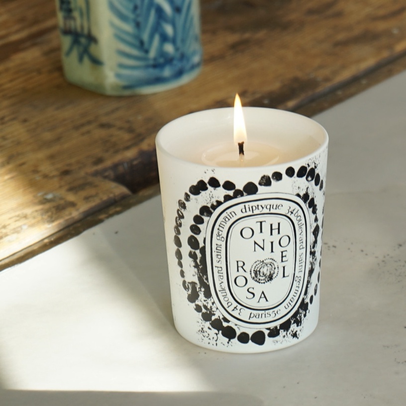diptyque 奧索尼爾玫瑰香氛蠟燭,190g/NT2,400(限量)
