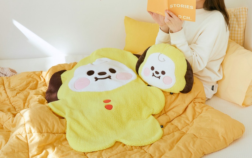 BT21變成毛毯啦!「BT21造型毛毯」可愛登場,超萌角色造型太療癒,還能幫你溫暖身心~