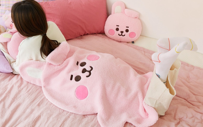 BT21變成毛毯啦!「BT21造型毛毯」可愛登場,超萌角色造型太療癒,還能幫你溫暖身心~