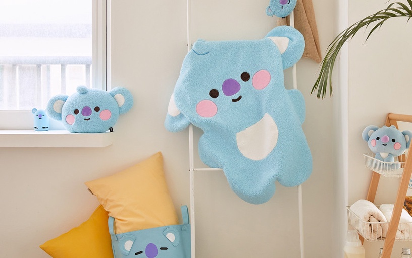 BT21變成毛毯啦!「BT21造型毛毯」可愛登場,超萌角色造型太療癒,還能幫你溫暖身心~
