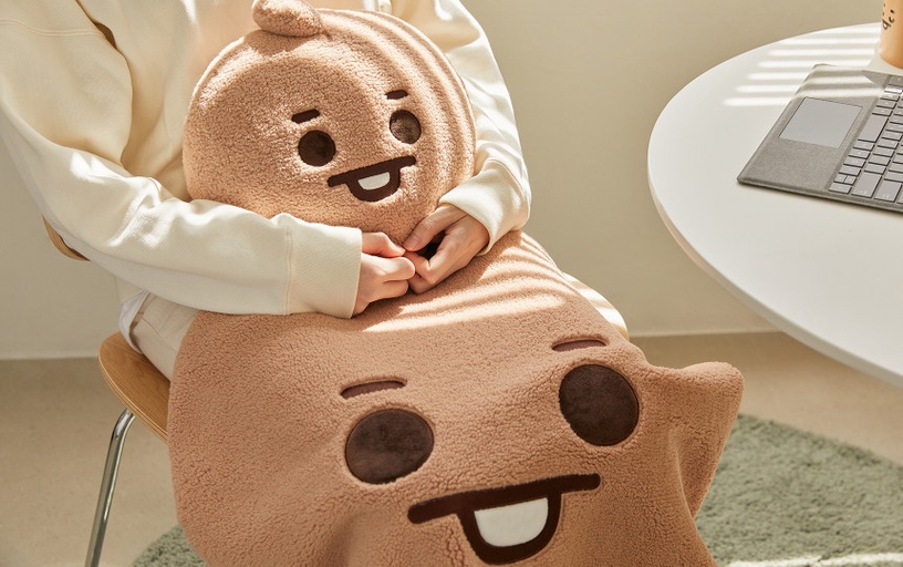 BT21變成毛毯啦!「BT21造型毛毯」可愛登場,超萌角色造型太療癒,還能幫你溫暖身心~